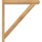 Ekena Millwork Traditional Craftsman Rough Sawn Outlooker, Western Red Cedar, 6"W x 38"D x 42"H OUT06X38X42TRA04RWR - alternate 3